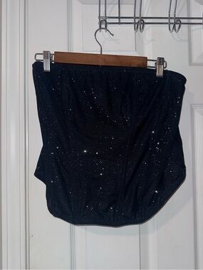 Auden Sheer Sparkle Corset Top – Women’s XL ✨